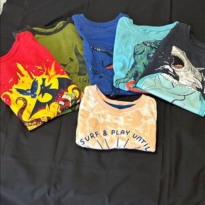 Cat & Jack Short-Sleeve Graphic Tees Bundle of 6